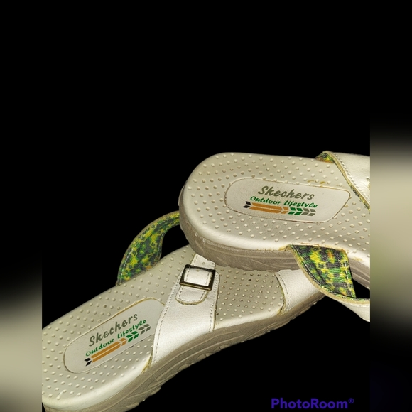 Skechers Outdoor Lifestyle Ivory Sandals Women's Size 7 - Picture 7 of 9